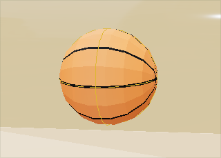 Screenshot of the ball component with ball collider see around